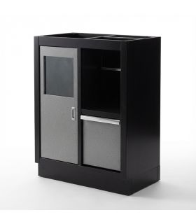 ENSEMBLE ARMOIRE BASSE MULTI-FONCTIONS