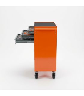 CHARIOT AVEC PORTE ALYCO ORANGE AVEC 68 OUTILS