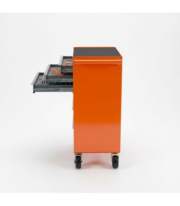CHARIOT AVEC PORTE ALYCO ORANGE AVEC 68 OUTILS