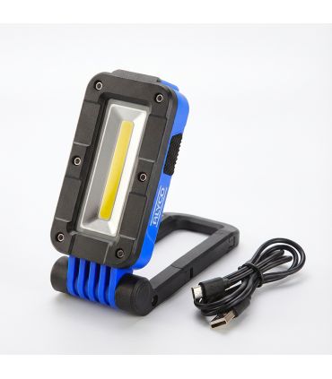 LAMPE DE POCHE RECHARGEABLE BIFOCALE PLIABLE 3W COB IP54 ALYCO