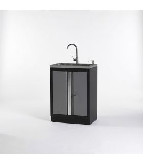 BASE AVEC EVIER + ROBINET 680x464x948 MM