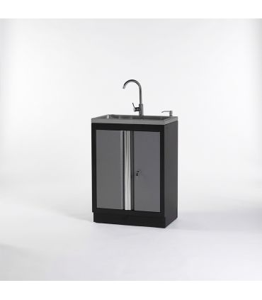 BASE AVEC EVIER + ROBINET 680x464x948 MM