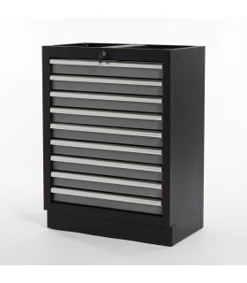 ARMOIRE DE BASE EN MÉTAL 9 TIROIRS ENSEMBLE