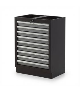 ARMOIRE DE BASE EN MÉTAL 9 TIROIRS ENSEMBLE