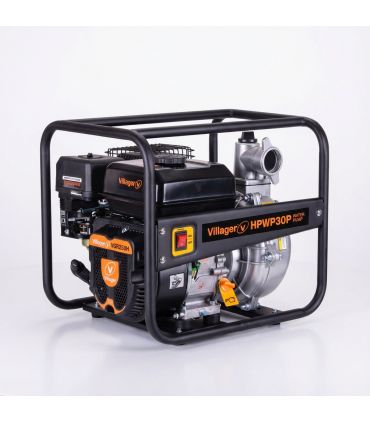 Motopompe thermique extrême pression 6,5 bars 212cc 30m3 heure Villager HPWP30P