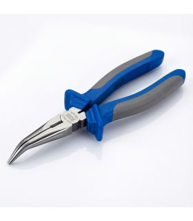 PINCE MÂCHOIRES DEMI-RONDES INCURVÉES AVEC COUPE 200 MM