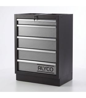 ARMOIRE DE BASE EN MÉTAL 5 TIROIRS