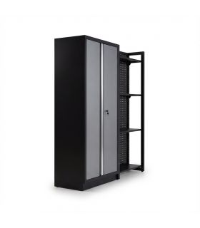 ENSEMBLE ARMOIRE DOUBLE + ÉTAGÈRE SIMP