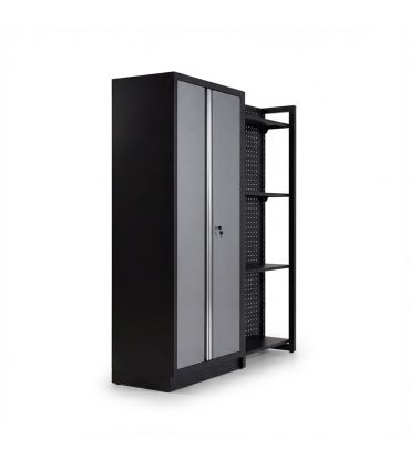 ENSEMBLE ARMOIRE DOUBLE + ÉTAGÈRE SIMP