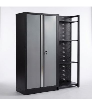 ENSEMBLE ARMOIRE DOUBLE + ÉTAGÈRE SIMP