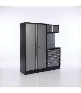 ENSEMBLE MODULAIRE 2 MOD. BASE ACIER INOX