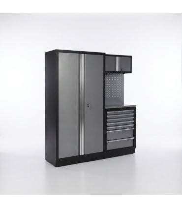 ENSEMBLE MODULAIRE 2 MOD. BASE ACIER INOX