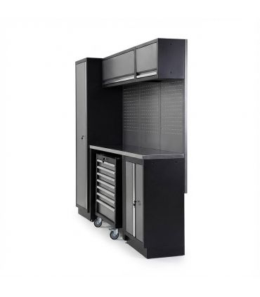 ENSEMBLE MODULAIRE 3 MOD. BASE ACIER INOX