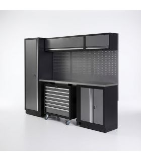 ENSEMBLE MODULAIRE 3 MOD. BASE ACIER INOX