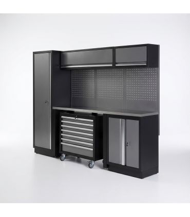 ENSEMBLE MODULAIRE 3 MOD. BASE ACIER INOX