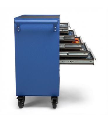 CHARIOT MÉTALLIQUE 5 TIROIRS AV/COMP. BASIQUE