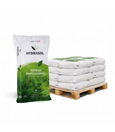 Terreau professionnel bio rétenteur d'eau Hydrasol 10 sacs 40 litres RACINE PRO154-10x40