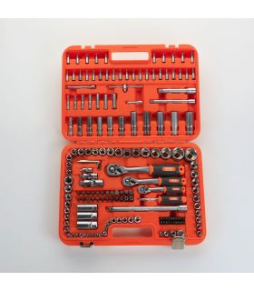 Set De Clés À Douille 1/2 "+ 3/8" + 1/4 " 171 Pièces Alyco Orange Alyco 170745