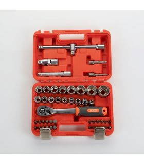 Set De Douilles Et Accessoires 48 Pcs 1/2" Alyco Orange Alyco 192388