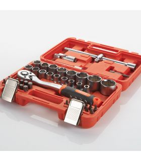 Set De Douilles Et Accessoires 48 Pcs 1/2" Alyco Orange Alyco 192388