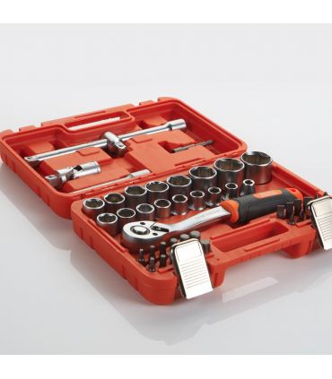 Set De Douilles Et Accessoires 48 Pcs 1/2" Alyco Orange Alyco 192388