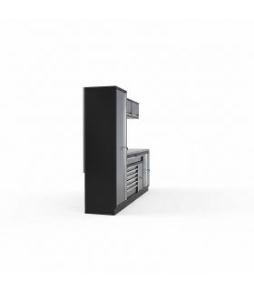 Ensemble Modulaire 3 Mod. Base Acier Inox Alyco 129815