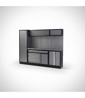 Ensemble Modulaire 3 Mod. Base Acier Inox Alyco 129815