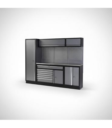 Ensemble Modulaire 3 Mod. Base Acier Inox Alyco 129815