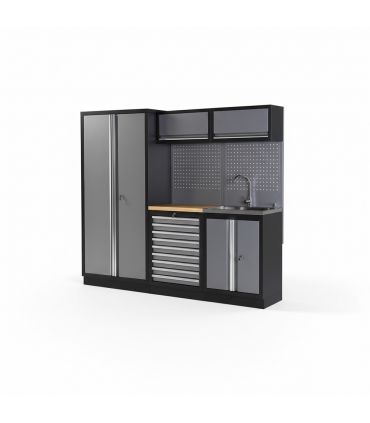 Ensemble Modulaire 3 Mod. Robinet Base Bois Alyco 129820