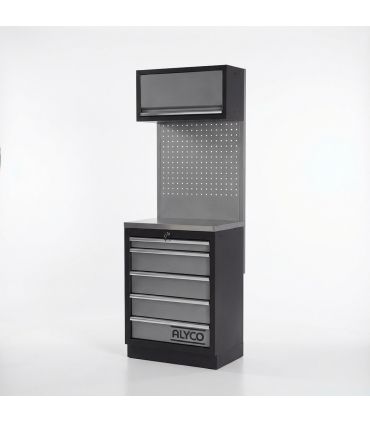 Ensemble Modulaire 1 Mod. Base Acier Inox Alyco 129855