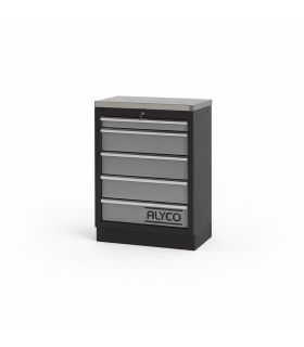 Armoire 5 Tiroirs Base Acier Inox Alyco 129864