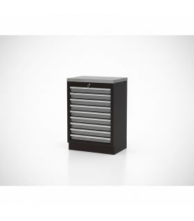 Armoire De Base 9 Tiroirs Base Acier Inox Alyco 129872