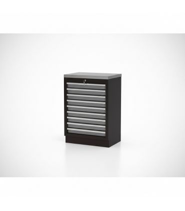 Armoire De Base 9 Tiroirs Base Acier Inox Alyco 129872