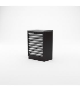 Armoire De Base 9 Tiroirs Base Acier Inox Alyco 129872