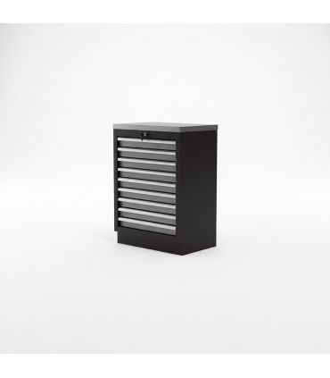 Armoire De Base 9 Tiroirs Base Acier Inox Alyco 129872