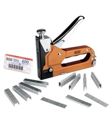 Agrafeuse 3 en 1 alyco orange + 600 agrafes ALYCO 171275