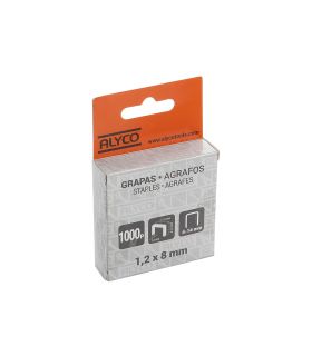 Boîte 1 000 agrafes type u 1,2x11x3x8mm alyco orange ALYCO 171280