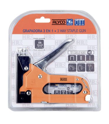 Agrafeuse 3 en 1 alyco orange + 600 agrafes ALYCO 171275