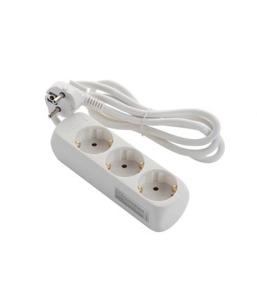 Multiprise 3 fiches avec câble 3x1,5 1,4 mètres alyco ALYCO 199453