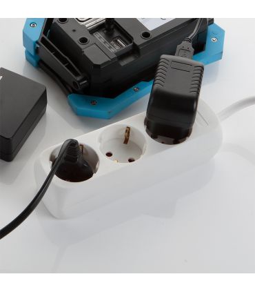 Multiprise 3 fiches avec câble 3x1,5 1,4 mètres alyco ALYCO 199453