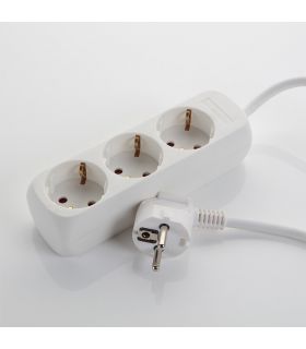 Multiprise 5 fiches avec câble 3x1,5 1,4 mètres alyco ALYCO 199455