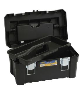 Boîte plastique poignée aluminium 490x282x262 mm ALYCO 183370