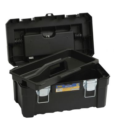 Boîte plastique poignée aluminium 490x282x262 mm ALYCO 183370