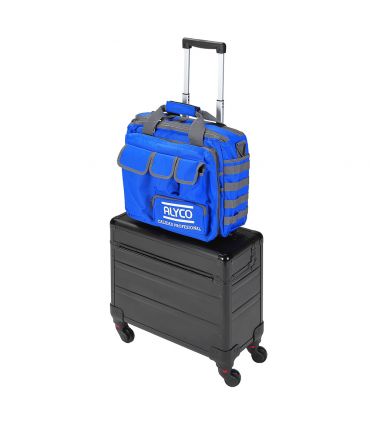 Mallette aluminium 4 roues + sac 198154 ALYCO 198122