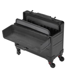 Mallette aluminium 4 roues + sac 198154 ALYCO 198122