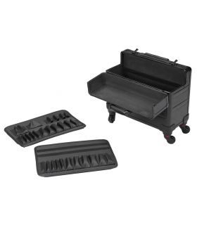 Mallette aluminium 4 roues + sac 198154 ALYCO 198122