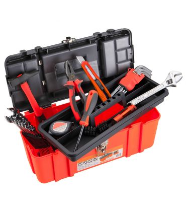 Boîte outils en plastique 33 pièces alyco orange ALYCO 170796