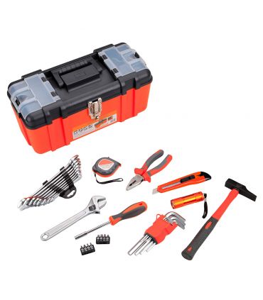 Boîte outils en plastique 33 pièces alyco orange ALYCO 170796