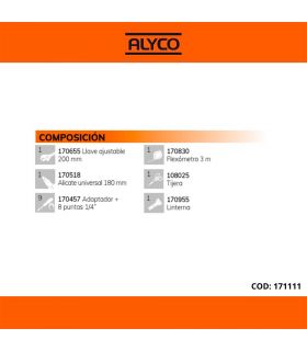 Mini housse en nylon p/ceinture 15 pièces alyco orange ALYCO 171111