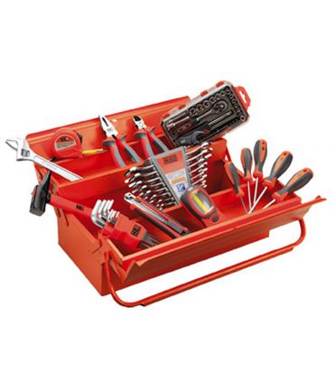 Boîte à outils 3 plateaux 65 pcs alyco orange ALYCO 171136